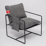 Albatros Designer Vintage Sessel Breston, hochwertiger Stoff Bezug