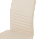 ALBATROS Freischwinger Designerstuhl BURANO | 4er Set | Schwarz, Grau, Beige, Braun, Weiß | Kunstleder Bezug
