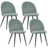 ALBATROS Designer Esszimmerstuhl CAPO | 4er Set | Schwarz, Braun, Grau, Beige, Türkis, Blau, Pink | Samt Bezug