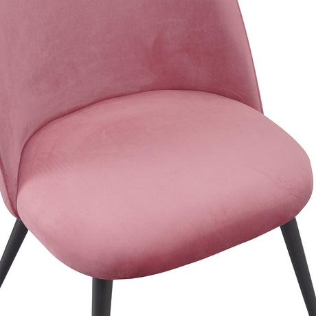 ALBATROS Designer Esszimmerstuhl CAPO | 4er Set | Schwarz, Braun, Grau, Beige, Türkis, Blau, Pink | Samt Bezug
