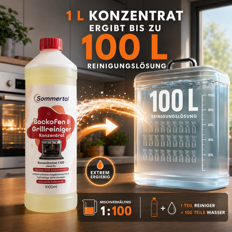 Sommertal Backofen & Grillreiniger 1:100 1L