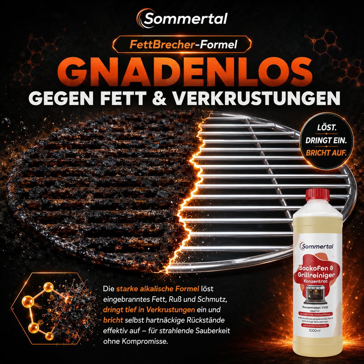 Sommertal Backofen & Grillreiniger 1:100 1L