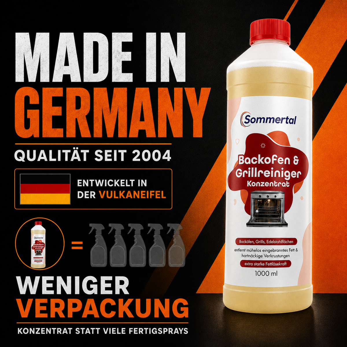 Sommertal Backofen & Grillreiniger 1:100 1L