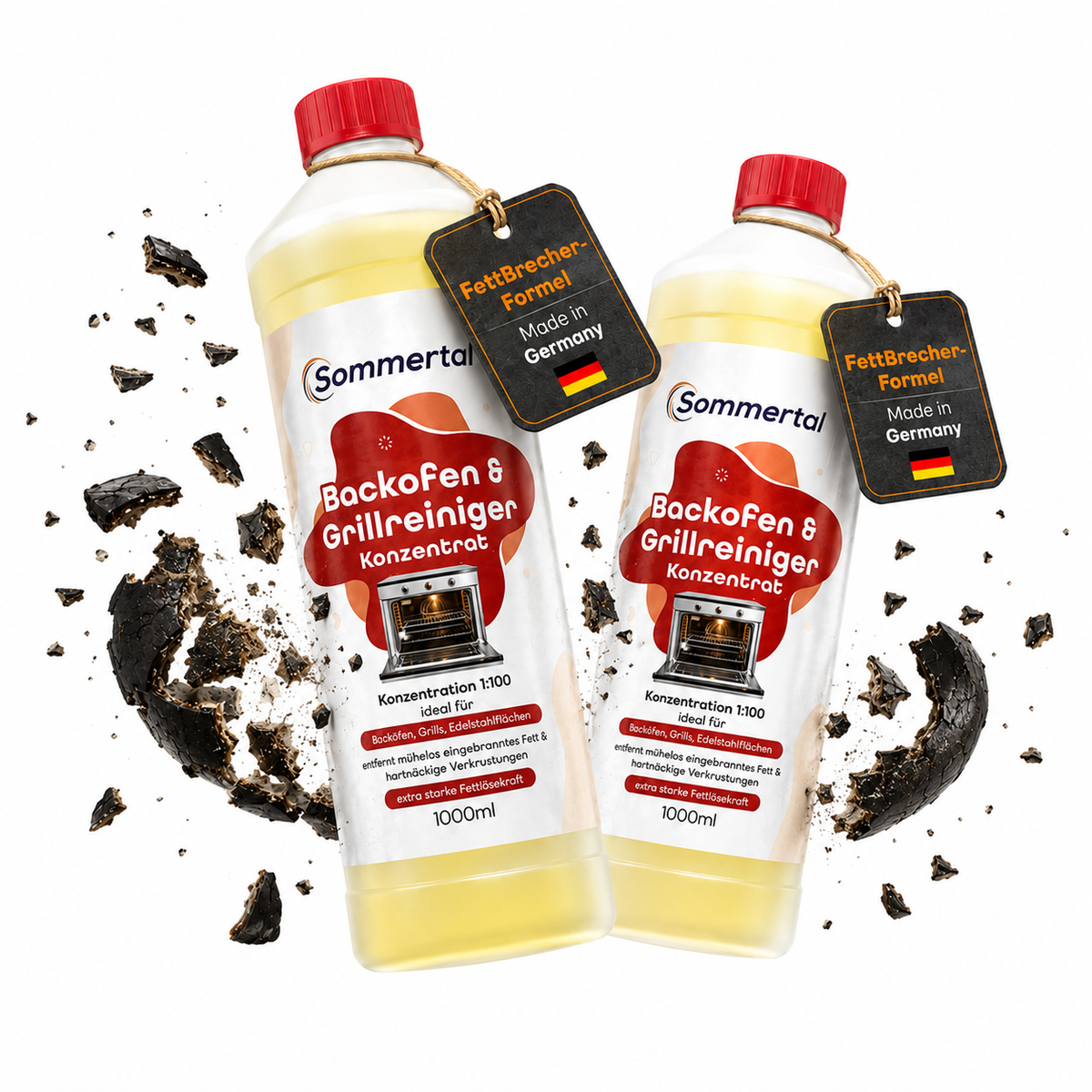 Sommertal Backofen & Grillreiniger 2x 1L