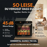Sommertal Dörrautomat Silence 700 XXL inkl. 8 Edelstahl Dörrgitter