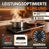 Sommertal Induktionskochfeld  Tragbar Super-Slim Design bis 240 °C mit 4h Timer
