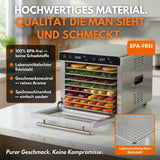 Sommertal Dörrautomat Silence 700 XXL inkl. 8 Edelstahl Dörrgitter