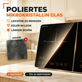 Sommertal Induktionskochfeld  Tragbar Super-Slim Design bis 240 °C mit 4h Timer
