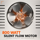 Sommertal Dörrautomat Silence 800 | 12 Edelstahl-Einschübe, 800 Watt, 30–85°C, 24h Timer