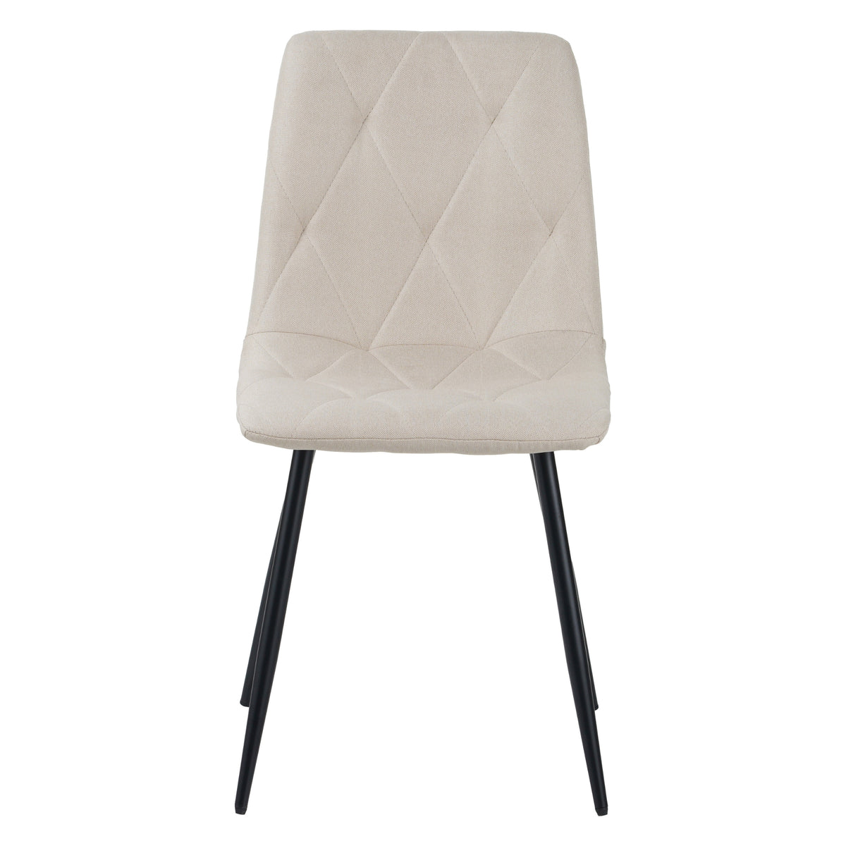 ALBATROS Designer Esszimmerstuhl DORA | 4er Set | Schwarz, Grau, Beige | Stoff Bezug