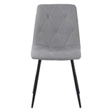 ALBATROS Designer Esszimmerstuhl DORA | 4er Set | Schwarz, Grau, Beige | Stoff Bezug