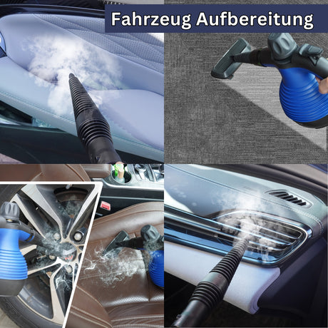 Dampfreiniger Handgerät SC350  Kompakter Hand-Dampfreiniger für Polstermöbel, Fliesen, Böden