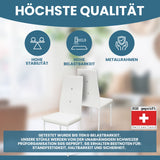 ALBATROS Designer Esszimmerstuhl DIAMOND | 4er/6er Set | Schwarz, Grau, Weiß | Kunstleder Bezug