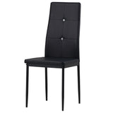 ALBATROS Designer Esszimmerstuhl DIAMOND | 4er/6er Set | Schwarz, Grau, Weiß | Kunstleder Bezug