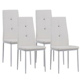 ALBATROS Designer Esszimmerstuhl DIAMOND | 4er/6er Set | Schwarz, Grau, Weiß | Kunstleder Bezug