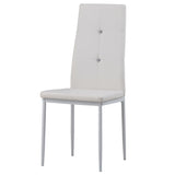 ALBATROS Designer Esszimmerstuhl DIAMOND | 4er/6er Set | Schwarz, Grau, Weiß | Kunstleder Bezug