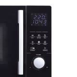 4in1 Mikrowelle MW2200 25L - Touch, Grill, Heißluft, 8 Programme, 60 Min Timer, Kindersicherung, Express-Start, Rost, Crisp-Pfanne
