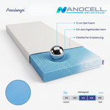 Arensberger Matratzen Topper ESSENCE, 5cm hoch Gelschaum und Memory Gel Foam Matratzentopper