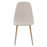 ALBATROS Designer Esszimmerstuhl FANO | 4er Set | Schwarz, Grau, Beige | Stoff Bezug