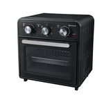 Minibackofen 20 Liter mit Umluft & Heißluftfritteuse + 1l Backofenreiniger, Mini Backofen 1800W zum Backen, Grillen & Pizza, Tischbackofen klein mit Airfryer Funktion, 100–230°C, 60 Min. Timer, inkl. Zubehör