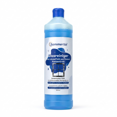 Sommertal Glasreiniger mit Lotuseffekt 1L Konzentrat 1:200