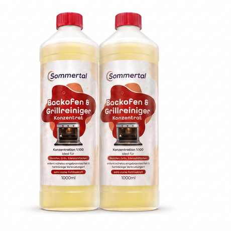 Sommertal Backofen & Grillreiniger 2x 1L