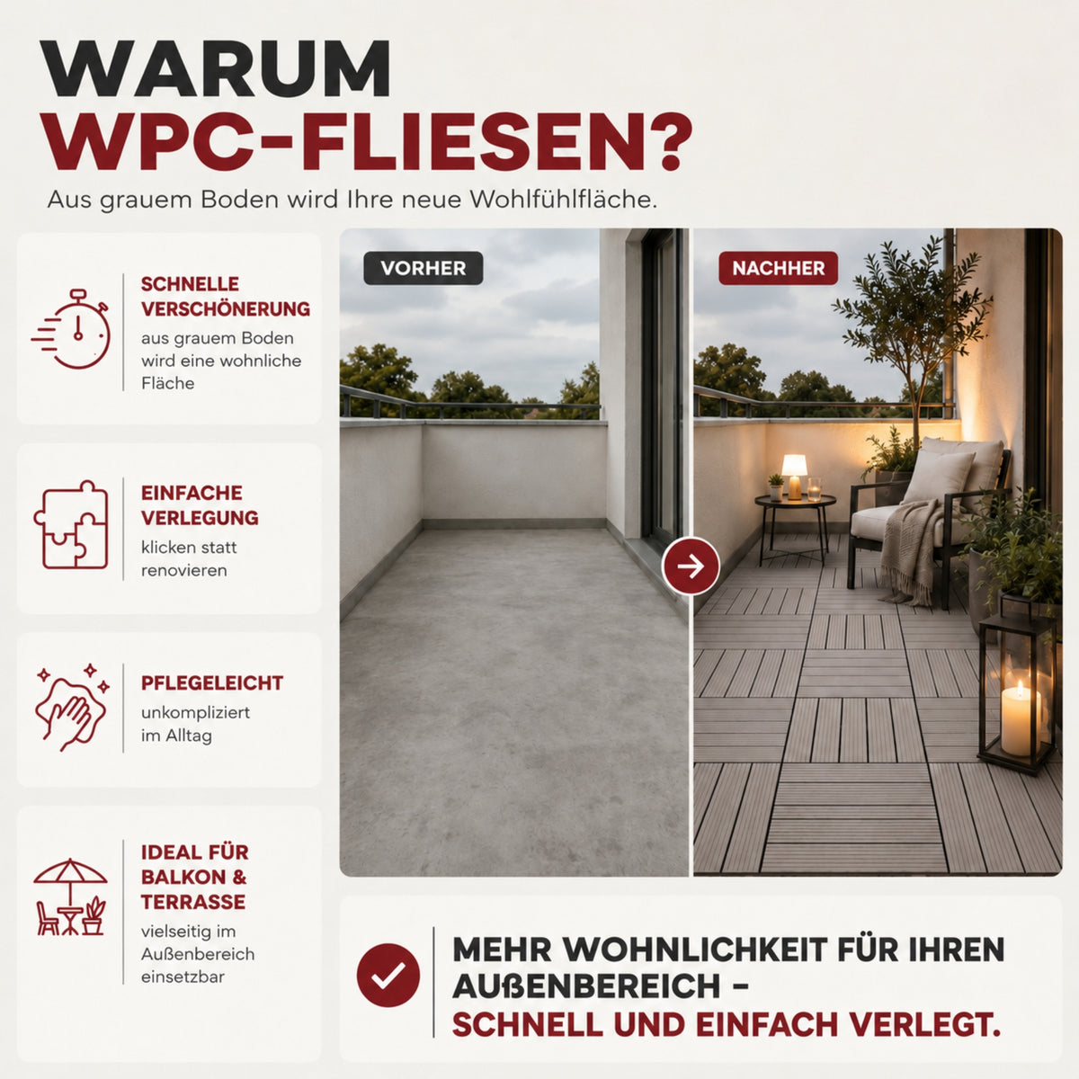 Ravino WPC Fliesen