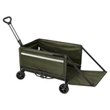 Albatros Bollerwagen Grün klappbar 120L mit Flaschenöffner & Getränkehalter