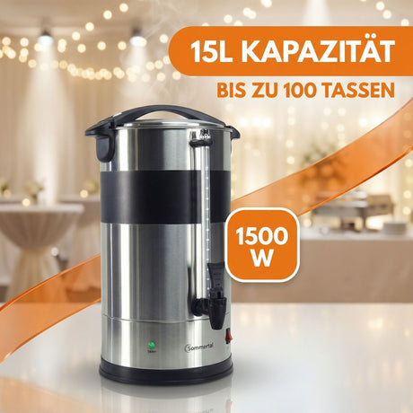 Sommertal Gastro Kaffeemaschine 15L / 100 Tassen