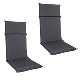 Gartenstuhl Sitzauflage 2er/4er Set 106x45cm, Gartenstuhlauflagen