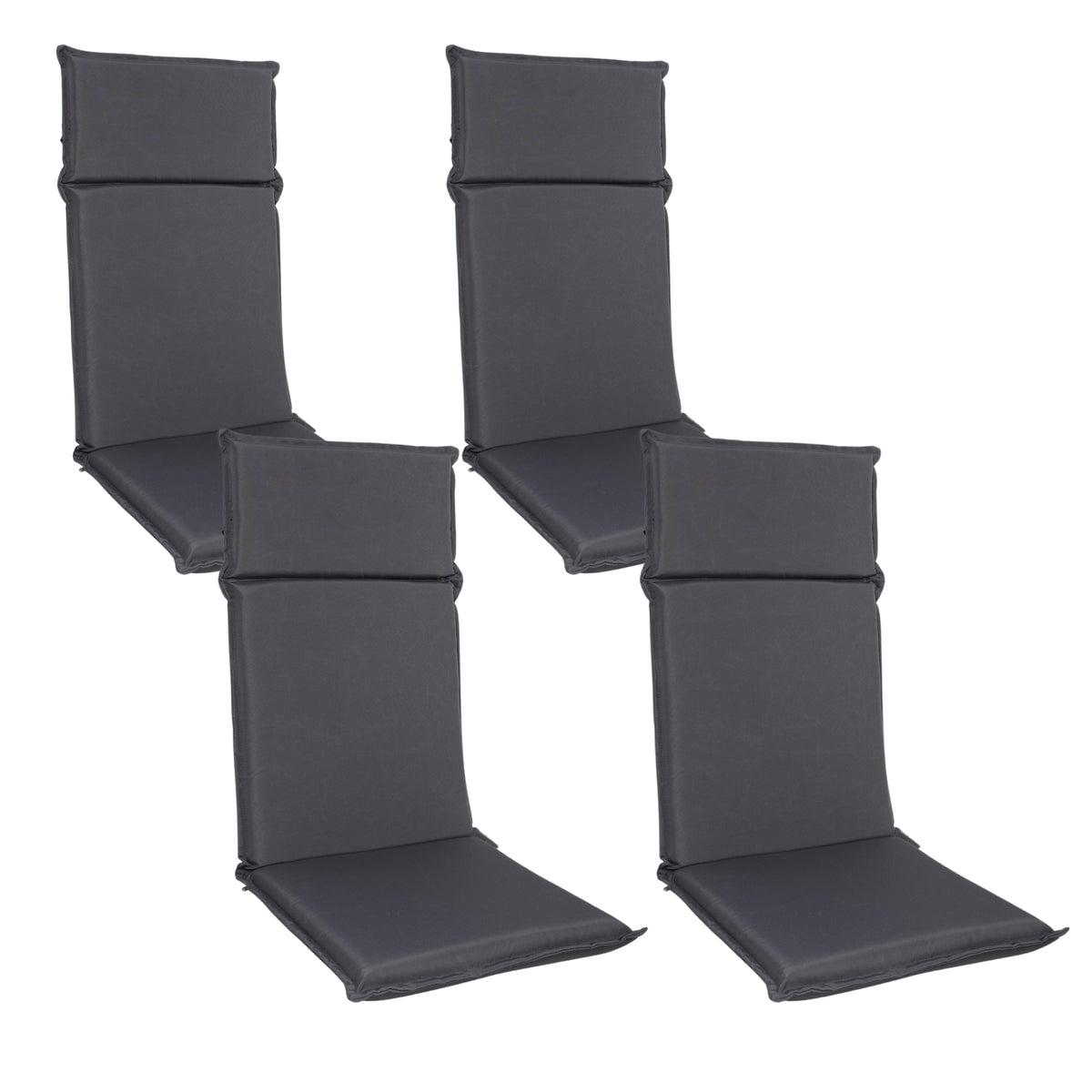 Gartenstuhl Sitzauflage 2er/4er Set 106x45cm, Gartenstuhlauflagen