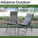 Gartenstuhl Sitzauflage 2er/4er Set 106x45cm, Gartenstuhlauflagen