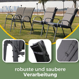 Gartenstuhl Sitzauflage 2er/4er Set 99x45cm, Gartenstuhlauflagen