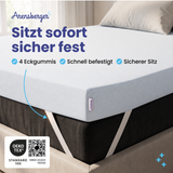 Arensberger Matratzen Topper LUXURY, 10cm hoch Gelschaum und Memory Gel Foam Matratzentopper,
