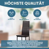 ALBATROS Designer Esszimmerstuhl MILANO | 4er/6er Set | Schwarz, Grau, Beige, Braun, Rot, Weiß | Kunstleder Bezug