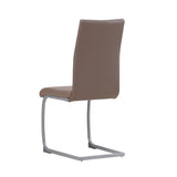 ALBATROS Freischwinger Designerstuhl MURANO | 4er Set | Schwarz, Grau, Beige, Braun, Weiß | Kunstleder Bezug