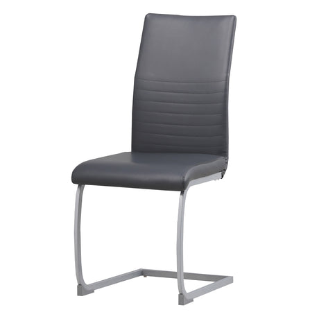 ALBATROS Freischwinger Designerstuhl MURANO | 4er Set | Schwarz, Grau, Beige, Braun, Weiß | Kunstleder Bezug