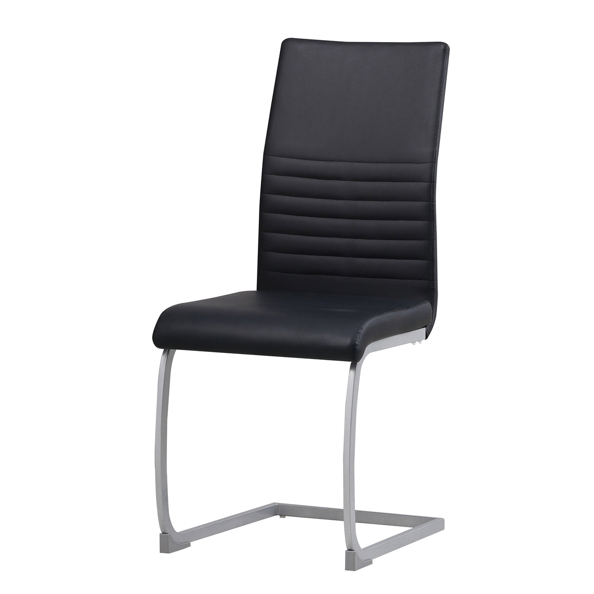 ALBATROS Freischwinger Designerstuhl MURANO | 4er Set | Schwarz, Grau, Beige, Braun, Weiß | Kunstleder Bezug