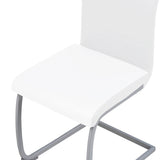 ALBATROS Freischwinger Designerstuhl MURANO | 4er Set | Schwarz, Grau, Beige, Braun, Weiß | Kunstleder Bezug