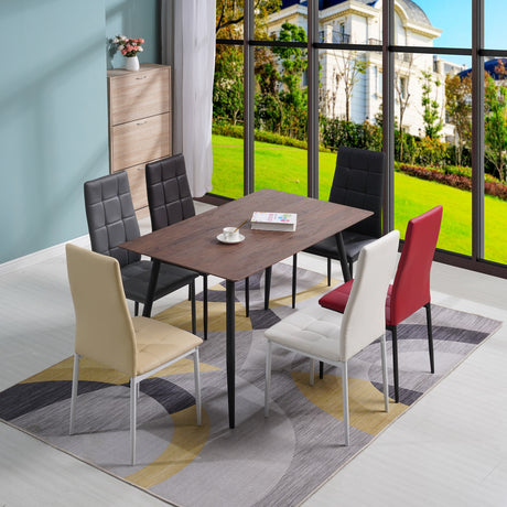 ALBATROS Designer Esszimmerstuhl RIMINI| 4er/6er Set | Schwarz, Grau, Beige, Braun, Rot, Weiß | Kunstleder Bezug
ALBATROS Esszimmer Designerstuhl RIMINI | 4er/6er Set | Schwarz, Grau, Beige, Braun, Rot, Weiß | Kunstleder Bezug