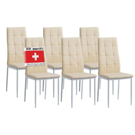 ALBATROS Designer Esszimmerstuhl RIMINI| 4er/6er Set | Schwarz, Grau, Beige, Braun, Rot, Weiß | Kunstleder Bezug
ALBATROS Esszimmer Designerstuhl RIMINI | 4er/6er Set | Schwarz, Grau, Beige, Braun, Rot, Weiß | Kunstleder Bezug