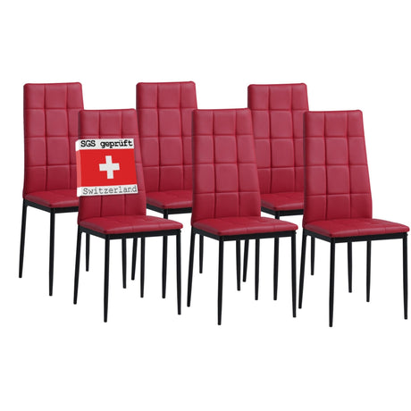 ALBATROS Designer Esszimmerstuhl RIMINI| 4er/6er Set | Schwarz, Grau, Beige, Braun, Rot, Weiß | Kunstleder Bezug
ALBATROS Esszimmer Designerstuhl RIMINI | 4er/6er Set | Schwarz, Grau, Beige, Braun, Rot, Weiß | Kunstleder Bezug