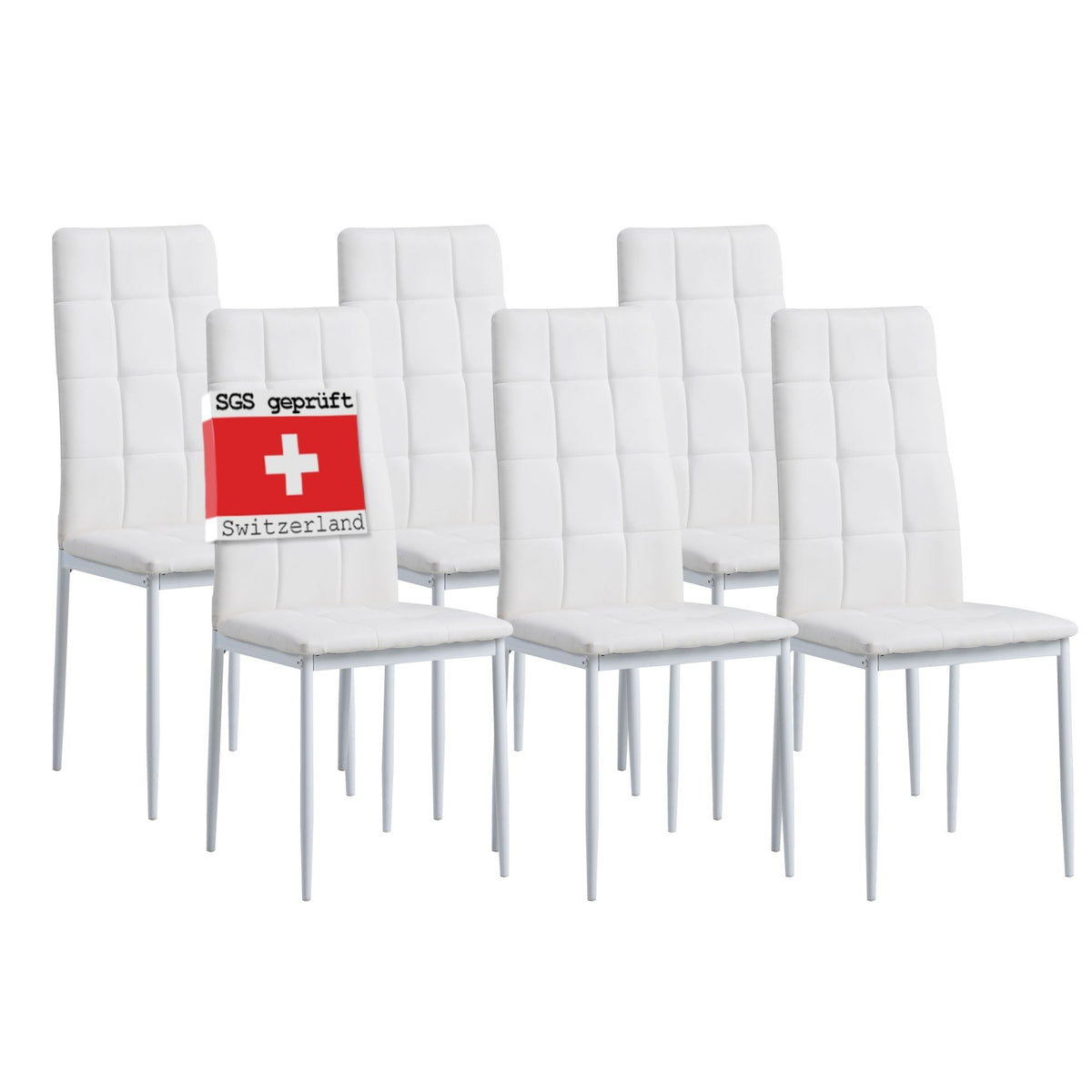 ALBATROS Designer Esszimmerstuhl RIMINI| 4er/6er Set | Schwarz, Grau, Beige, Braun, Rot, Weiß | Kunstleder Bezug
ALBATROS Esszimmer Designerstuhl RIMINI | 4er/6er Set | Schwarz, Grau, Beige, Braun, Rot, Weiß | Kunstleder Bezug