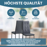 ALBATROS Designer Esszimmerstuhl RIMINI| 4er/6er Set | Schwarz, Grau, Beige, Braun, Rot, Weiß | Kunstleder Bezug
ALBATROS Esszimmer Designerstuhl RIMINI | 4er/6er Set | Schwarz, Grau, Beige, Braun, Rot, Weiß | Kunstleder Bezug