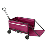 Albatros Bollerwagen Rosa klappbar 120L mit Flaschenöffner & Getränkehalter
