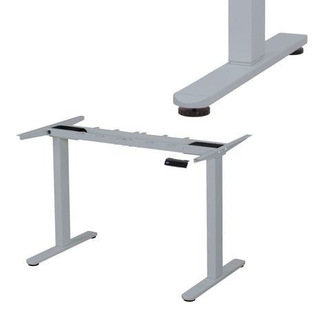 höhenverstellbares Schreibtischgestell LIFT S5 schwarz/weiß/silber, elektrisch