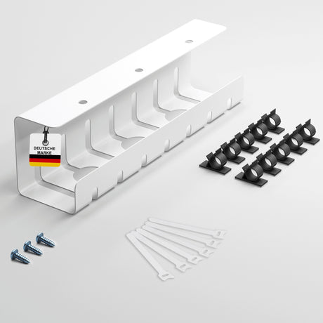 Kabelkanal Schreibtisch Komplettset - verschiedene Sets