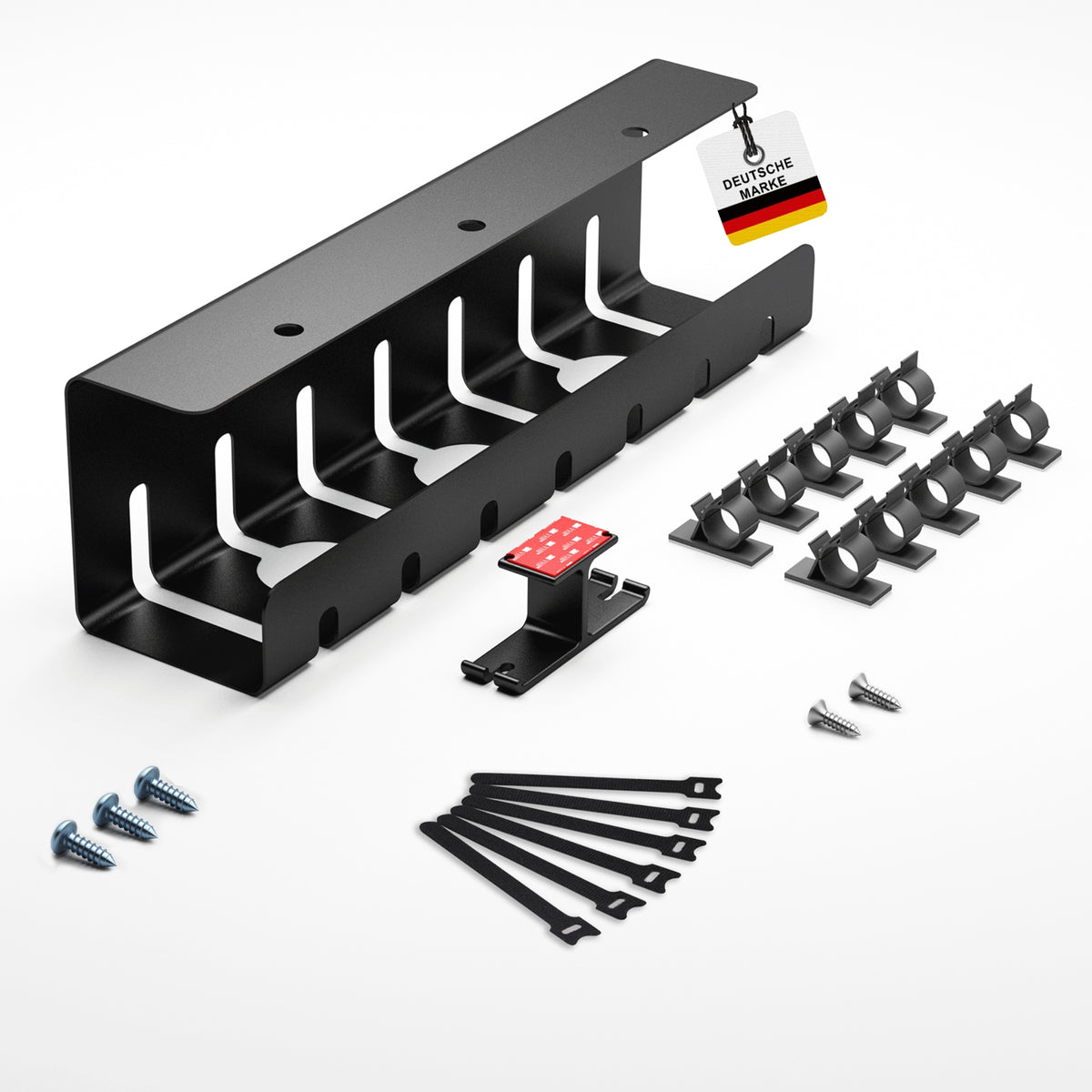 Kabelkanal Schreibtisch Komplettset - verschiedene Sets