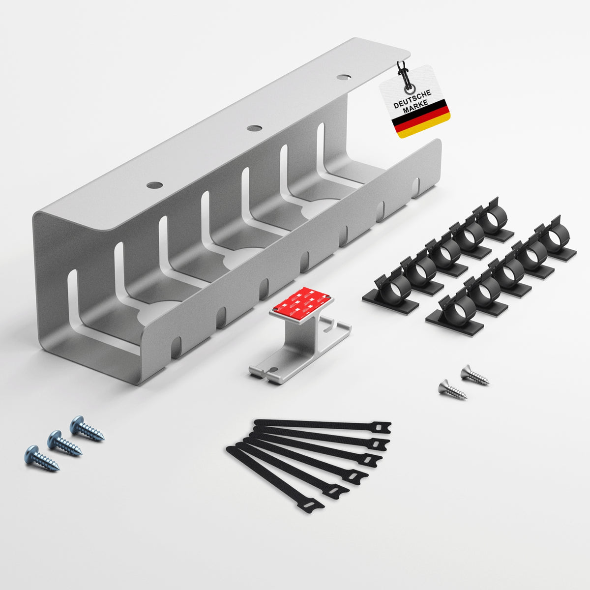 Kabelkanal Schreibtisch Komplettset - verschiedene Sets