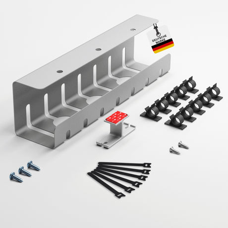 Kabelkanal Schreibtisch Komplettset - verschiedene Sets